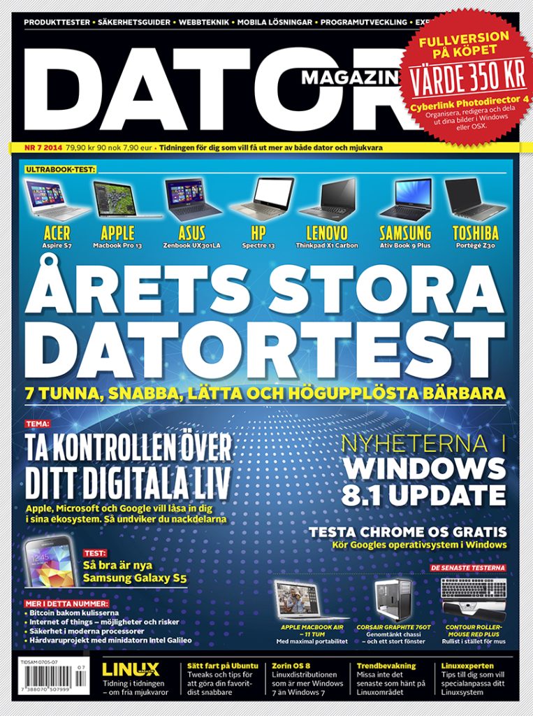 Datormagazin nr 7, 2014 173 1407