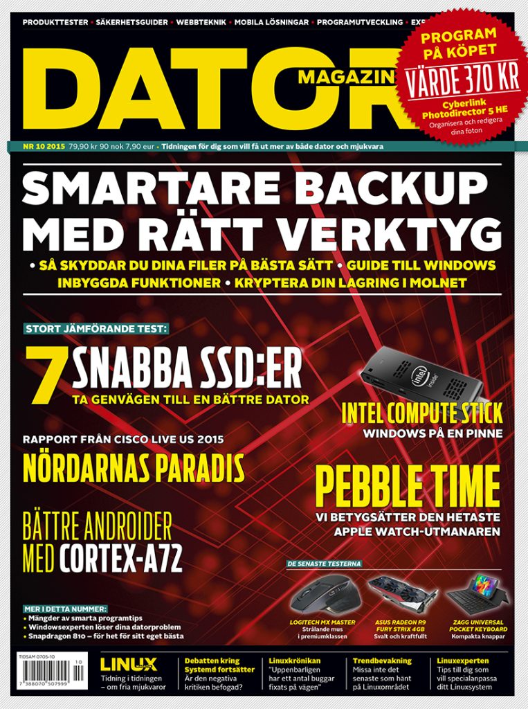 Datormagazin nr 10, 2015 190 1510