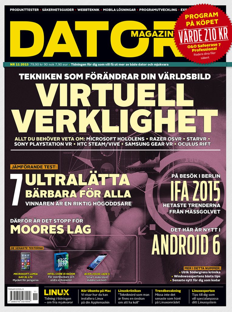 Datormagazin nr 11, 2015 191 1511