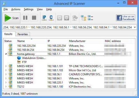 Programtips: Advanced IP Scanner 2.4.2526