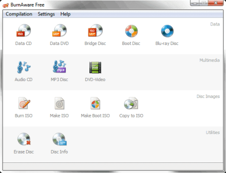 Programtips: Burnaware Free 12.1