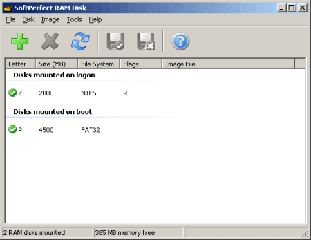 Programtips: Softperfect RAM Disk 4.0.9
