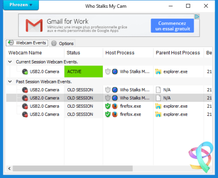 Programtips: Who Stalks My Cam 1.3.0 img3File 1