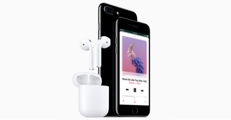 Här är nya Iphone 7 – utan hörlursuttag apple iphone7 jetblk airpod WWW
