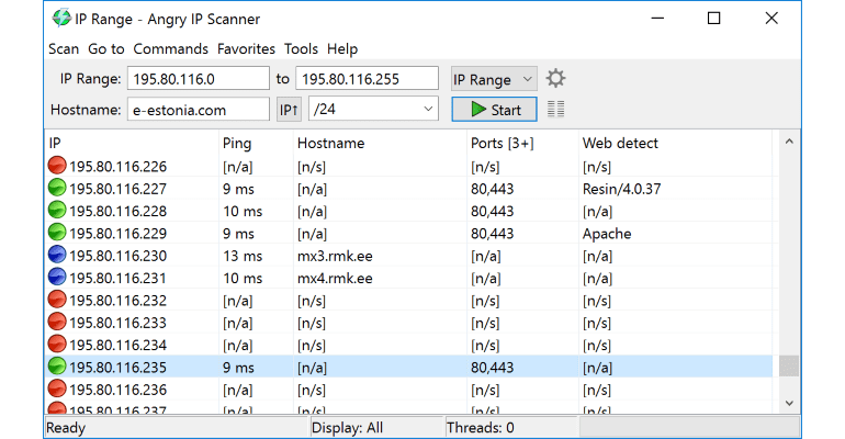 Programtips: Angry IP Scanner 3.5 img3File 14