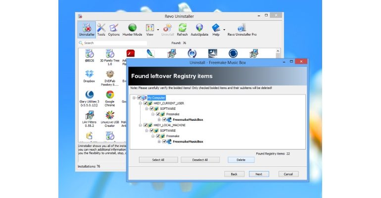 Programtips: Revo Uninstaller Free 2.0.2 img3File 2