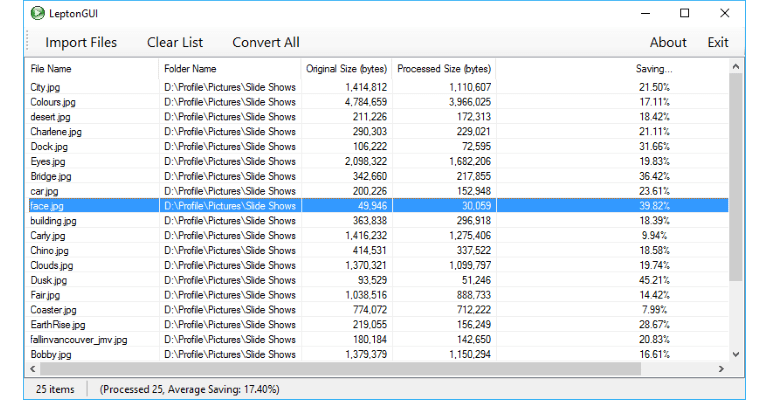 Programtips: Leptongui 0.9.0 img3File 8