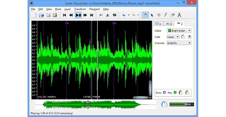 Programtips: Sonic Visualiser 3.0.3 img3File