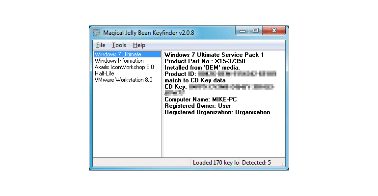 Programtips: Magical Jelly Bean Keyfinder 2.0.10.12 img3File 1