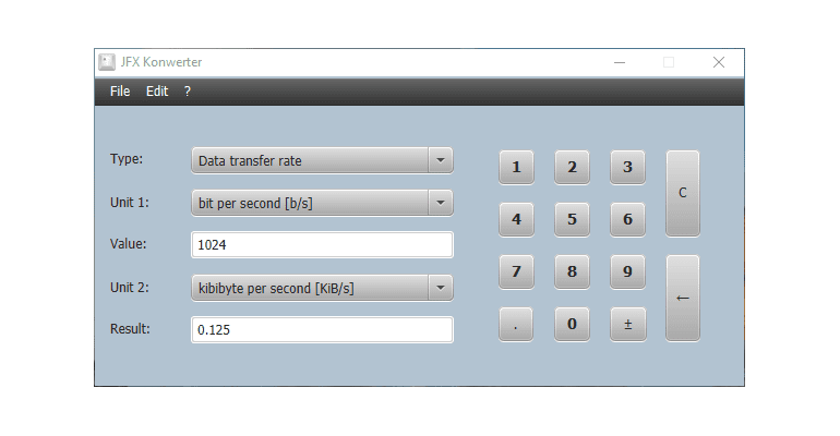 Programtips: JFX Konwerter 1.2.0 img3File 1