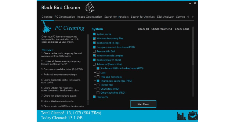 Programtips: Black Bird Cleaner 1.0.3.9 img3File 12