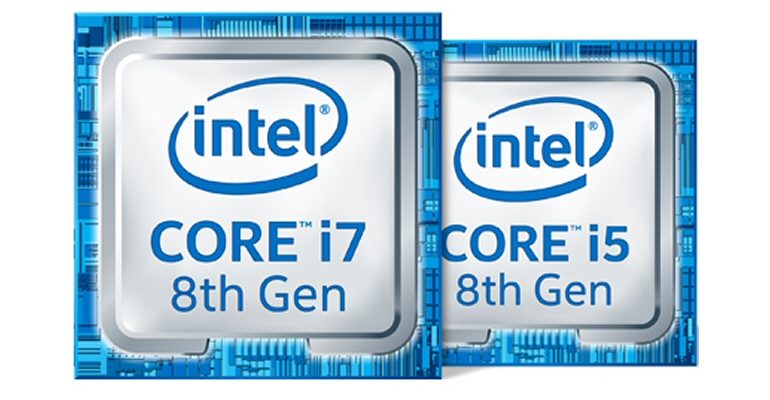 Åttonde generationens Intel-processorer intel 8th gen