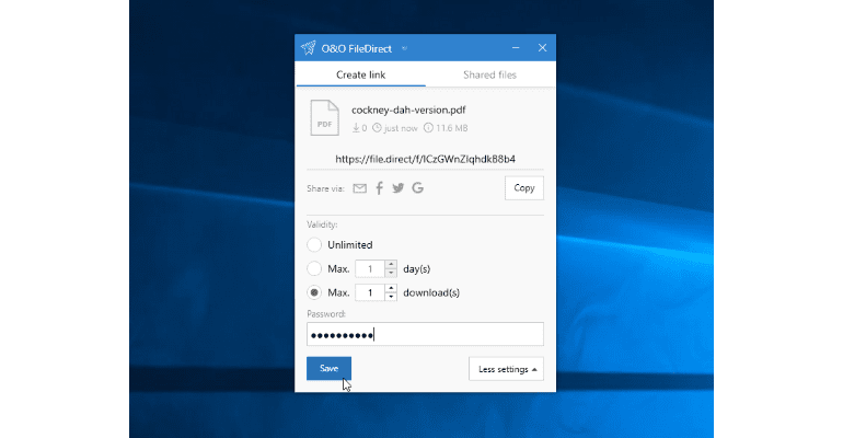 Programtips: O&O Filedirect 1.0.275 img3File 12