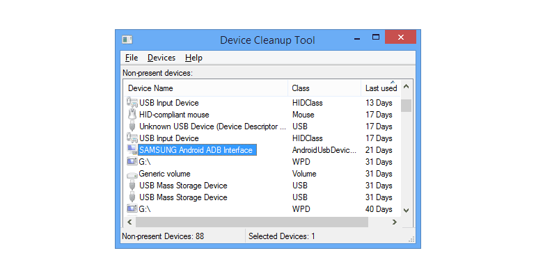 Programtips: Device Cleanup Tool 0.7.0.0 img3File 2