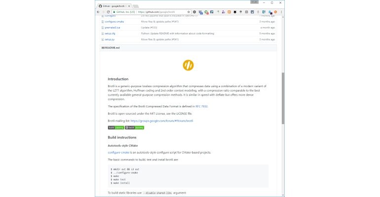 Resurser på webben: Komprimera mera www brotli