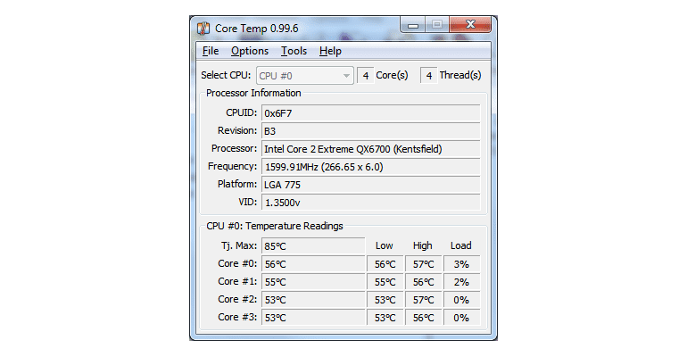 Programtips: Core Temp 1.10.1 largeImg