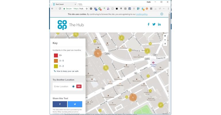 Resurser på webben: Data gör appen, AI gör resten www parksmart