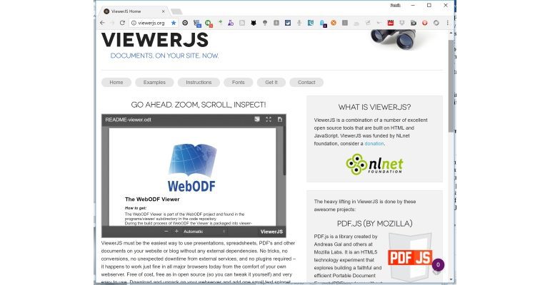 Resurser på webben: Dokument i webbläsaren www ViewerJS