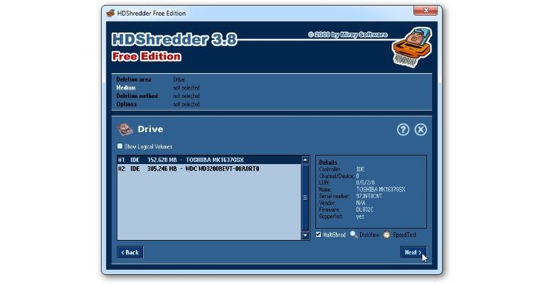 Programtips: Hdshredder Free Edition 5.0.3 largeImg 2