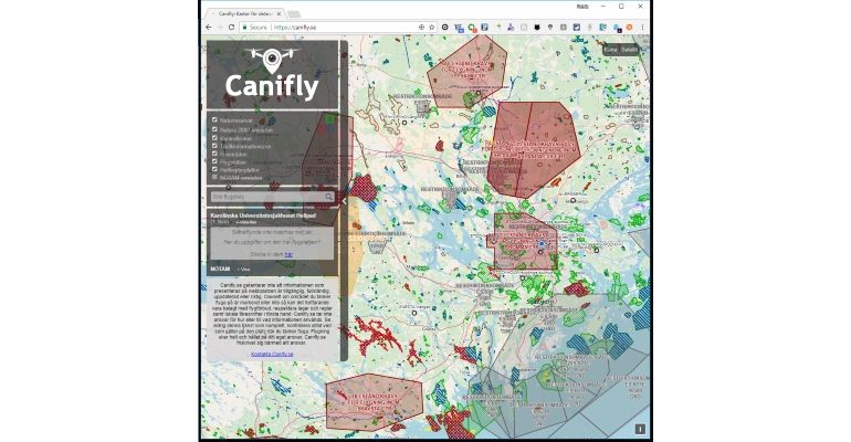Resurser på webben: Att flyga drönare www canifly