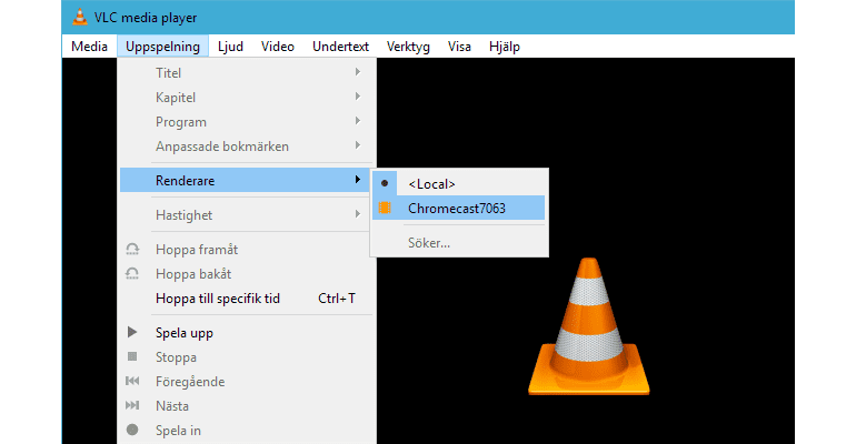 VLC har fått stöd för Chromecast VLC Chromecast