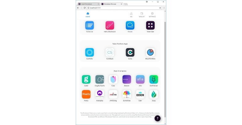 Resurser på webben: Appar i decentraliserat nät www blockstack
