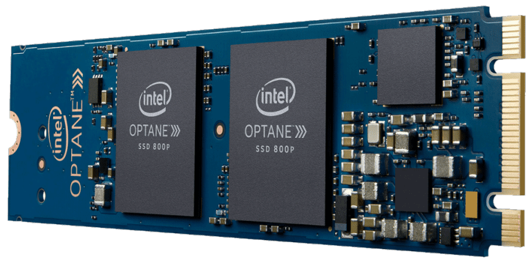 Första 3D Xpoint-diskarna för konsumenter 3D Xpoint - Intel Optane SSD 800P