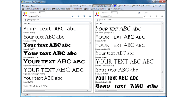 Programtips: Fontviewok 5.51 largeImg 1