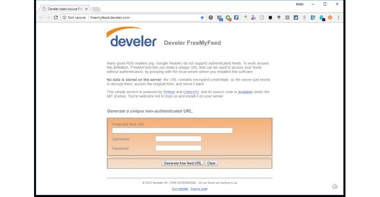 Resurser på webben: RSS-flöde med inloggning www freemyfeed
