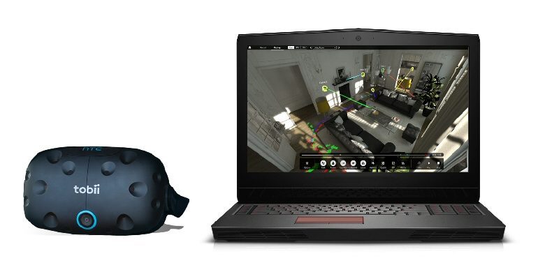 Virtuell ögonspårning med Tobii VR Analytics