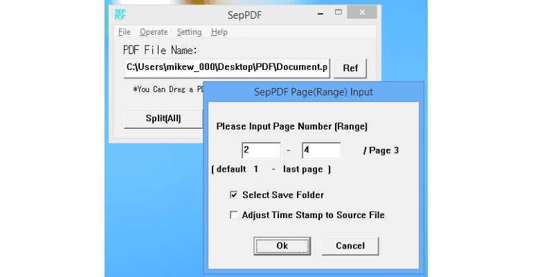 Programtips: SepPDF 3.20 img3File 11