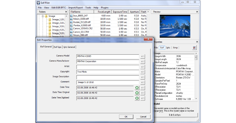 Programtips: Exif Pilot 5.4.0 img3File 3