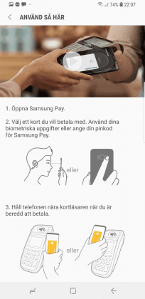 Samsung Pay Use
