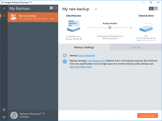 Programtips: Paragon Backup & Recovery 17 Free img3File 7