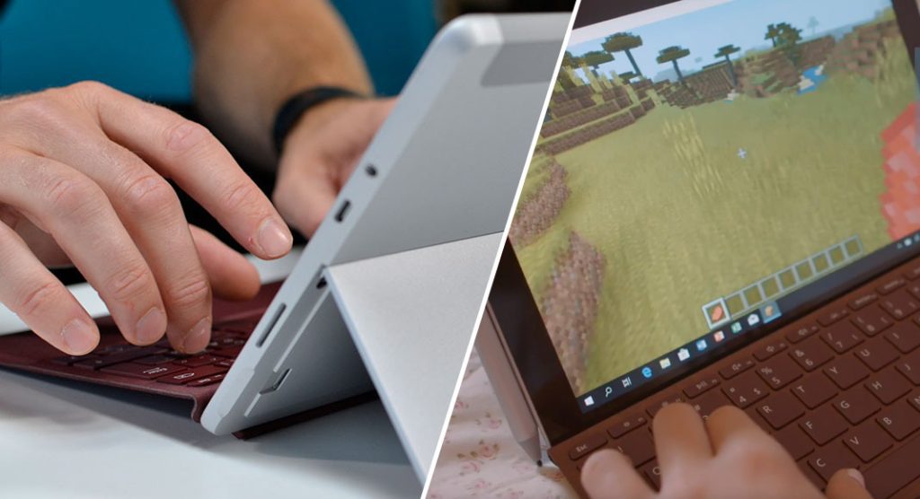 Tips: Så blir du produktiv med en ultraportabel 2-i-1-dator i skolan och på jobbet Minecraft ultraportabel banner