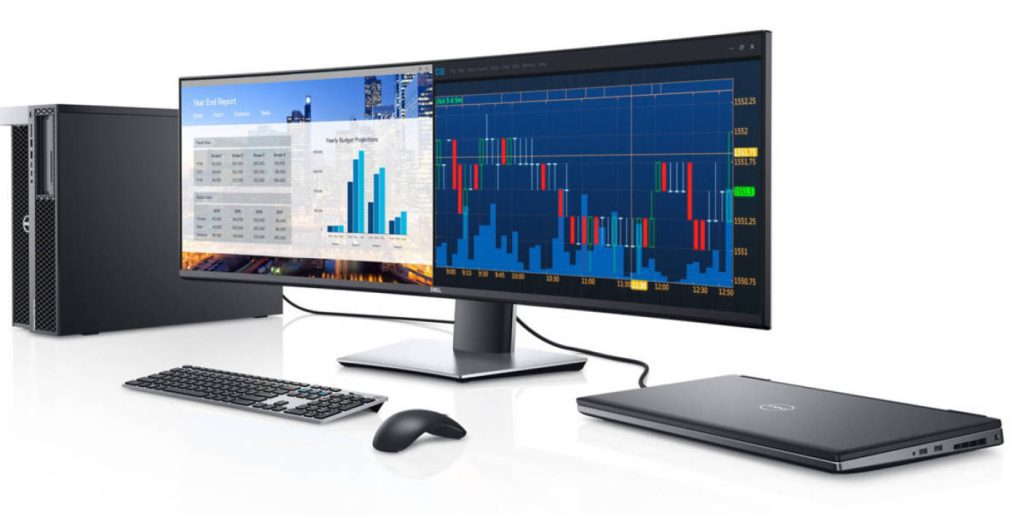 Ultrabred 49-tummare från Dell Ultrabred - Dell Ultrasharp 49 Curved Monitor