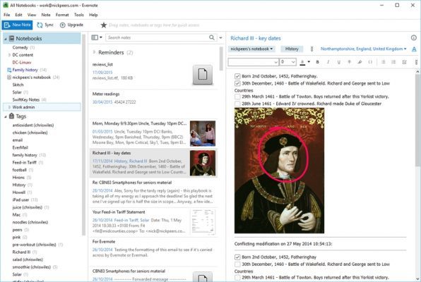 Programtips: Evernote 6.16.4.8094 Evernote