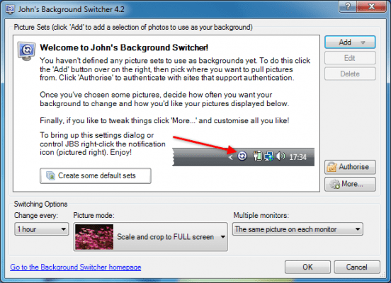 Programtips: John’s Background Switcher 5.0 John's Background Switcher
