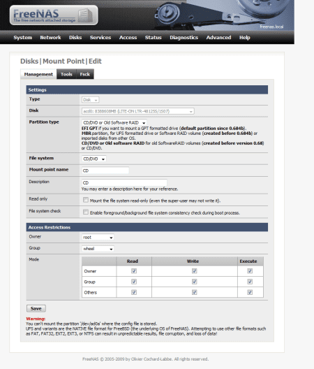 FreeNAS