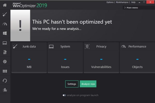Programtips: Ashampoo Winoptimizer 2019 v15.00.05 Ashampoo Winoptimizer