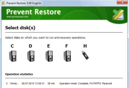 Programtips: Prevent Restore 4.28 Prevent Restore