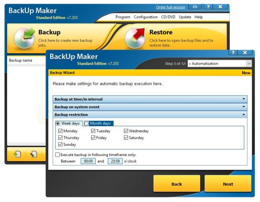 Programtips: ASCOMP Backup Maker 7.403 ASCOMP Backup Maker