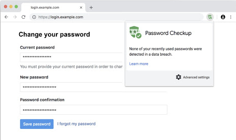 Chrome Password Checkup