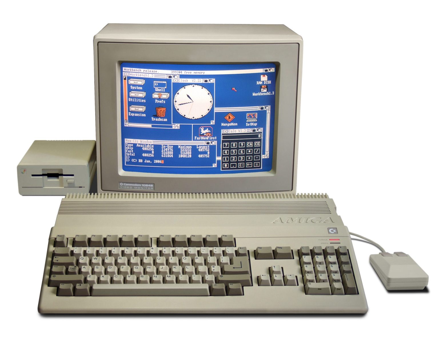 25 år sedan Commodore gick i graven Amiga500 system