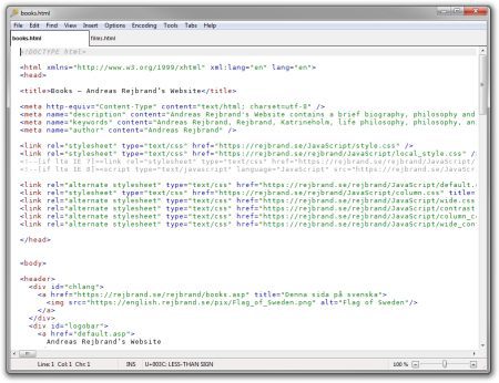 Rejbrand Text Editor