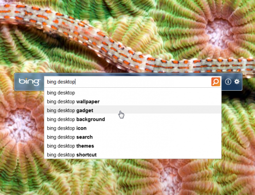 Programtips: Microsoft Bing Desktop 1.4.167.0 bing