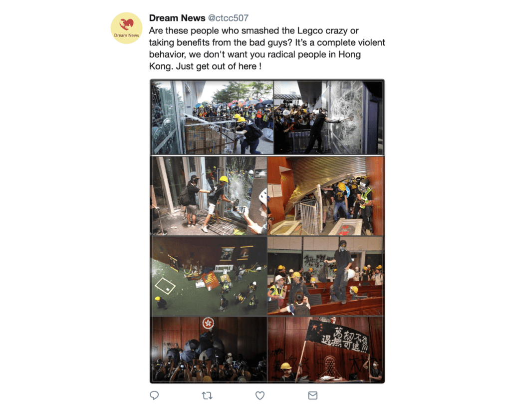 Kina använder Twitter mot protester i Hongkong Screenshot 2019 08 19 at 21.33.34