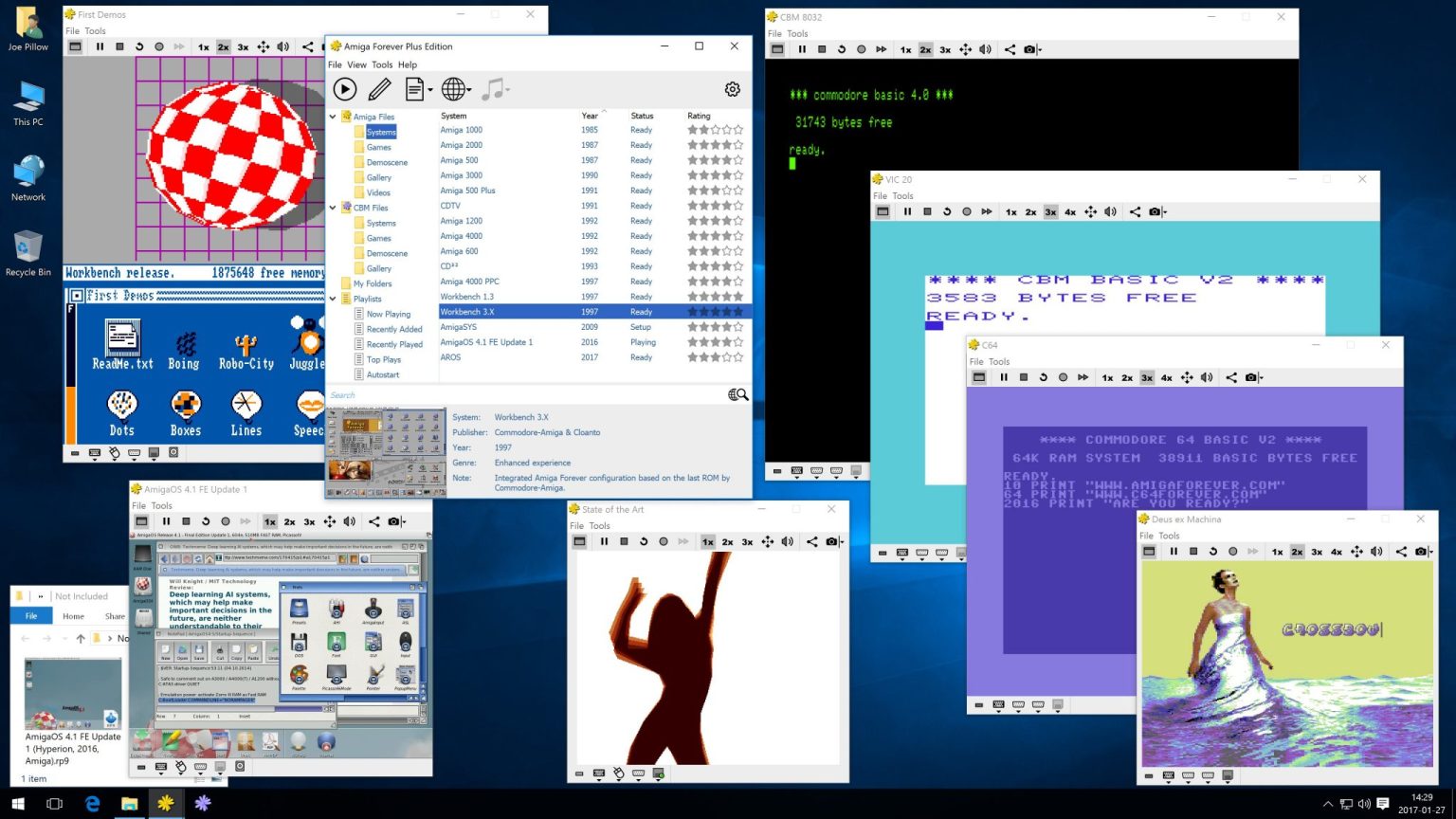 Gratis uppdatering för Amiga och C64 forever cloanto