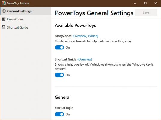Powertoys är tillbaka Powertoys