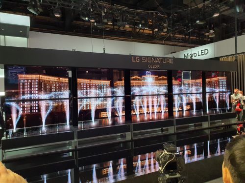 LG:s upprulningsbara OLED-TV, CES 2020